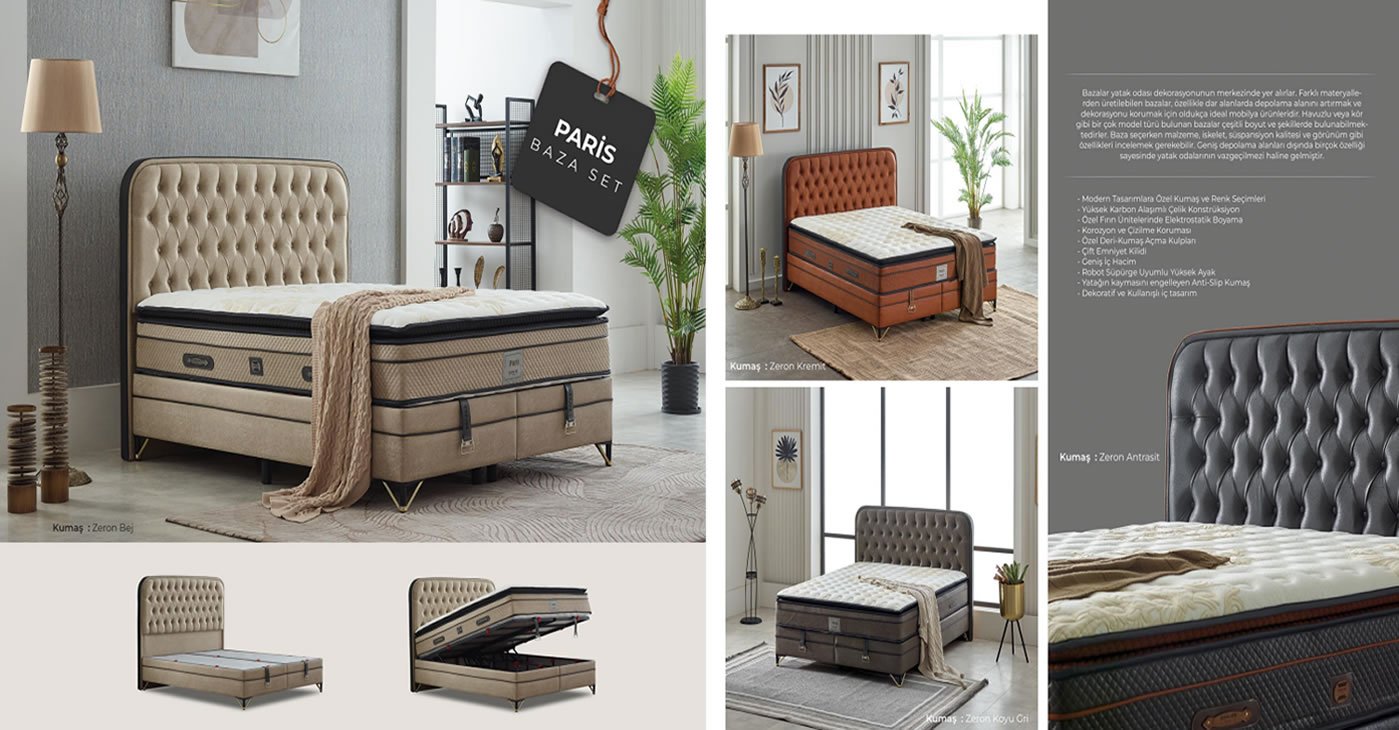 Paris Bed Base Set