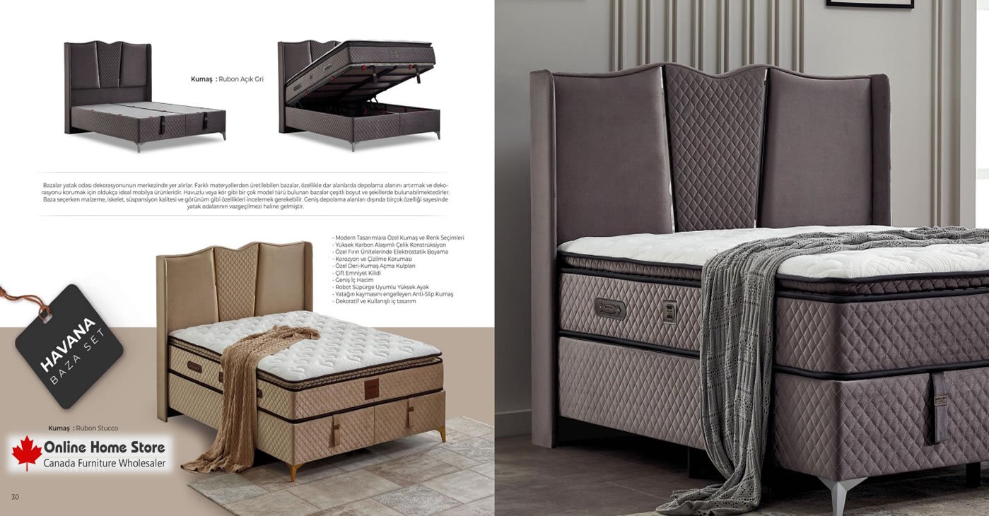Havana Bed Base Set