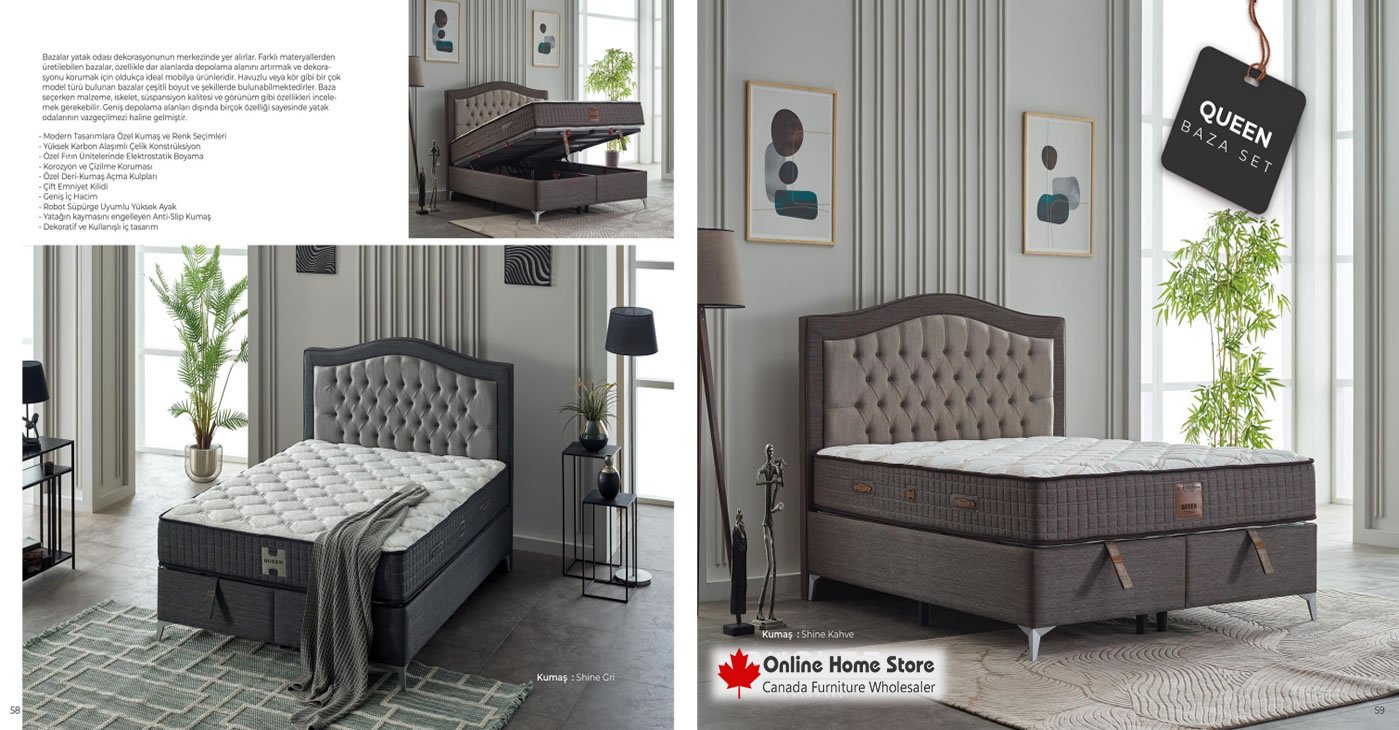 Queen Bed Base Set